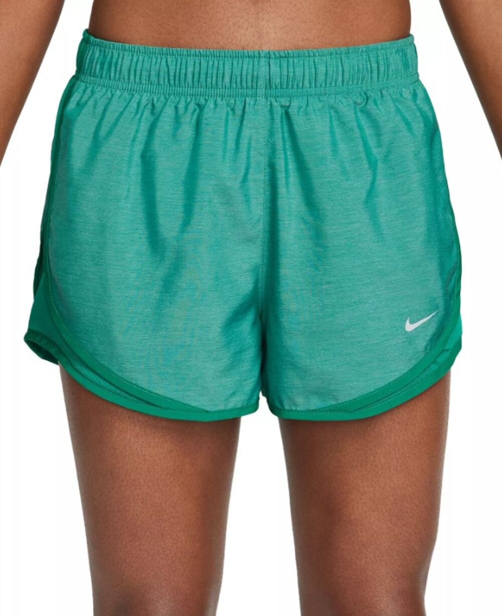 NIKE Women's Dri Fit Tempo Running Shorts XS Dark Green Liner NWT